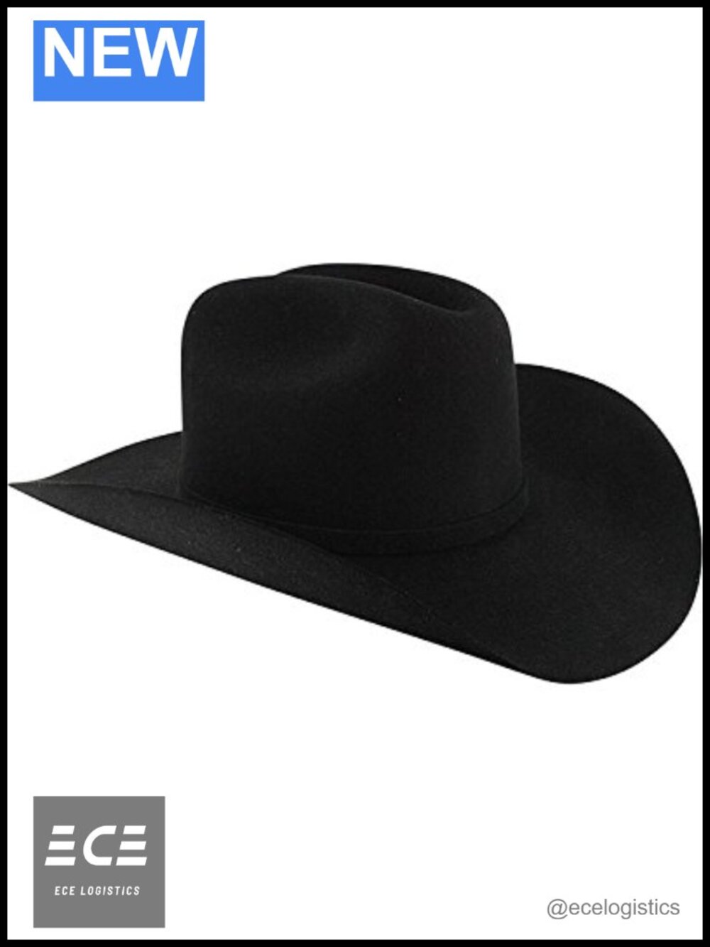 Stetson Buffalo Felt Cowboy Hat Water-Repellent Western Hat